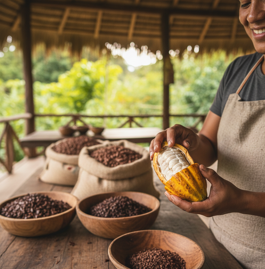 Mindo Chocolate Making